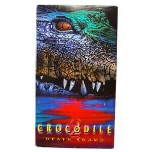 Crocodile 2: Death Swamp Horror VHS Tape 2002 y2k goth creature Lionsgate
